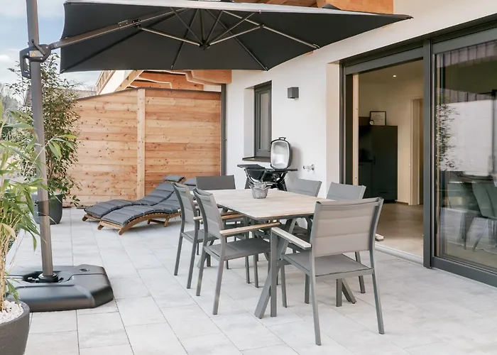 Fenjoy Ferienapartments Am Chiemsee Mit Bergblick ברנאו אם כימסי